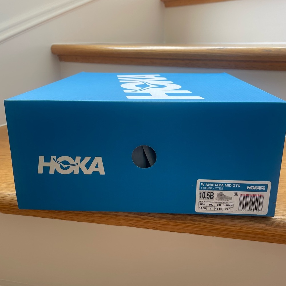 NWT Hoka Anacapa Mid GTX Women’s Hiking Shoes in Celedon Mint Gore Tex Boots - Picture 14 of 15